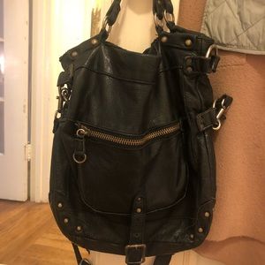 Linea Pelle Black Leather bag